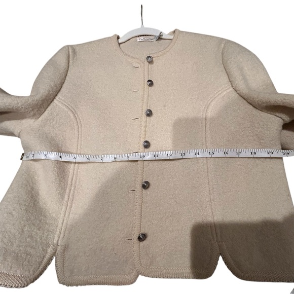 Talbots Cream Wool Sweater - Picture 6 of 7